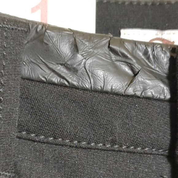 True Freedom Juniors Black Skinny Regular Fit Pants with Faux Leather Trim - Picture 4 of 16